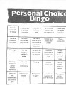 Icon of Personal Choice Bingo